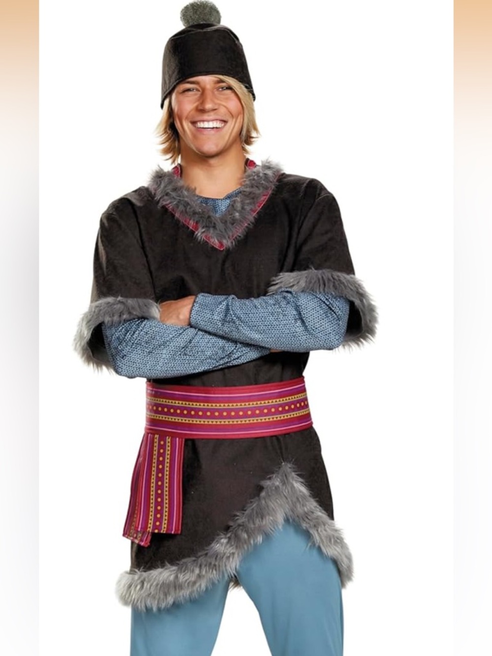 Kristoff Costume for Adults, Men's Tunic
